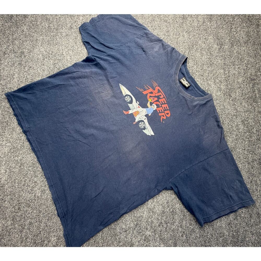 Vintage Speed Racer Graphic Tee Y2K Anime XXL